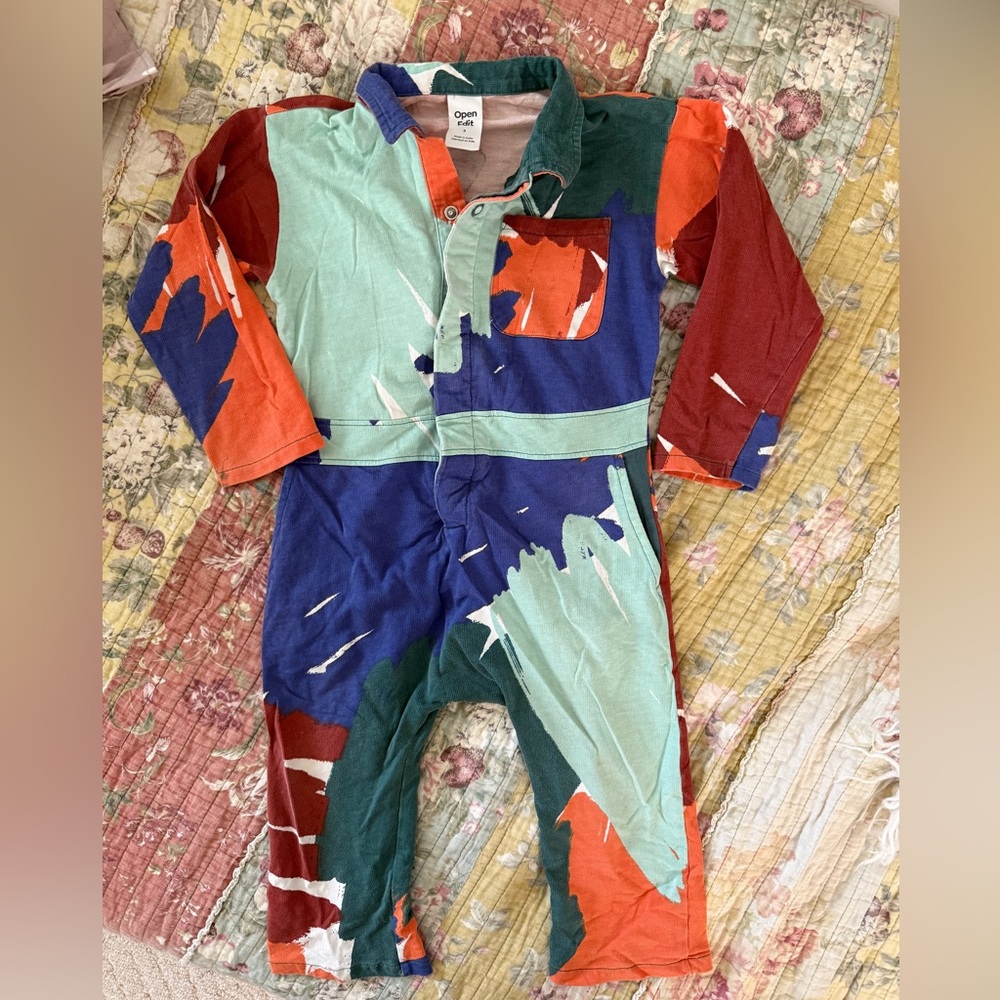 Colorful Abstract painter Jumpsuit